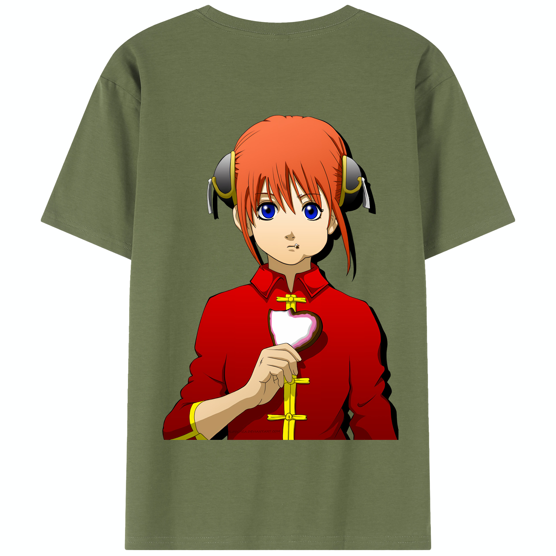 ぎんたま 坂田銀時（さかたぎんとき） 神楽 志村新八（しむら しんぱち） GINTAMA Sakata Gintoki Kagura Shimura Shinpachi 綿100％半袖Tシャツ（背面プリント）